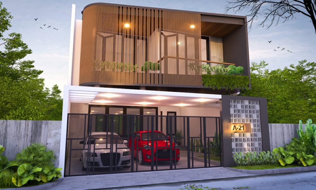 desain minimalis 2 lantai